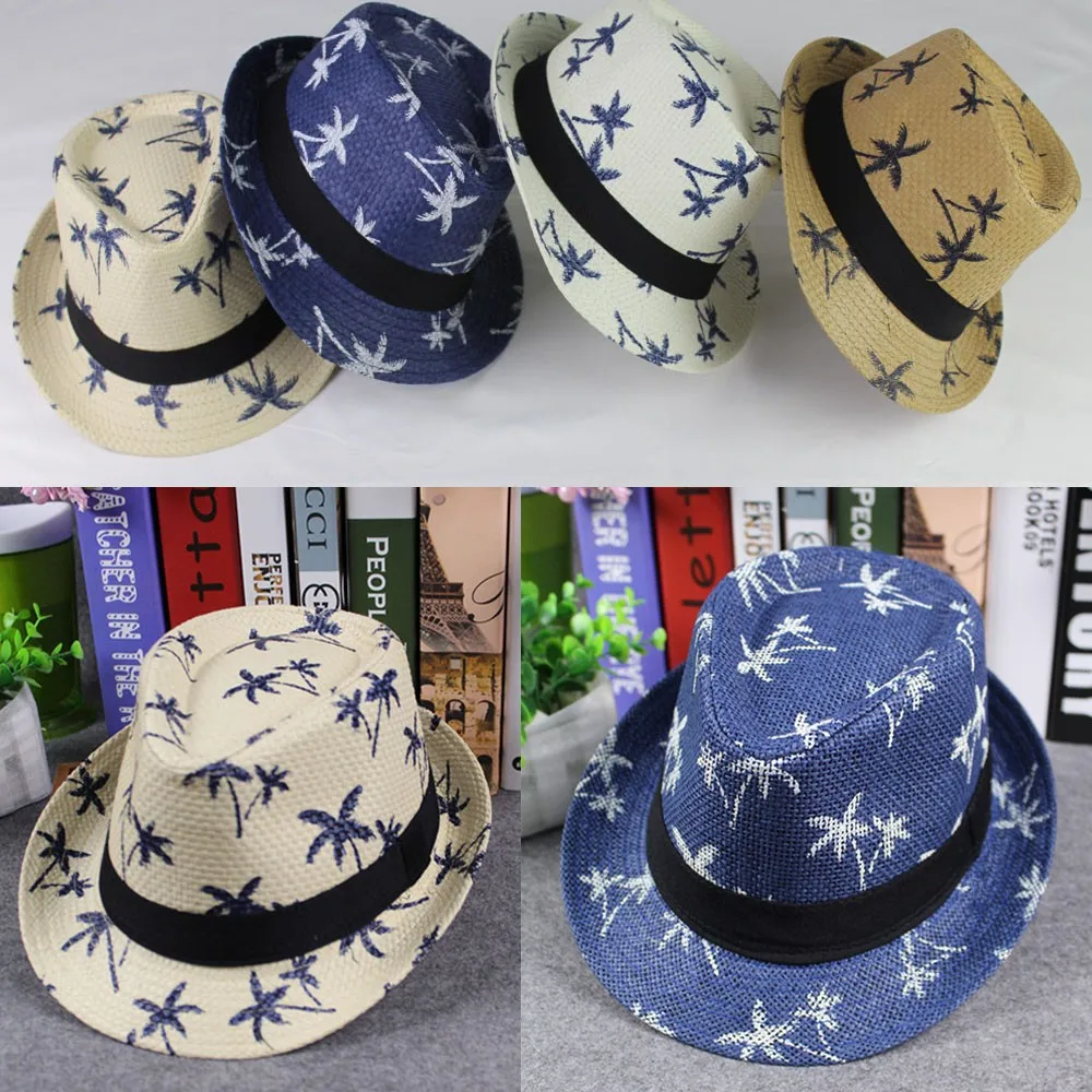 YOUYEDIAN Floppy Foldable womens fedora hat Ladies Women Maple Leaf Straw Beach Sun Summer Hat Cap cappellaio matto #3 | Аксессуары для