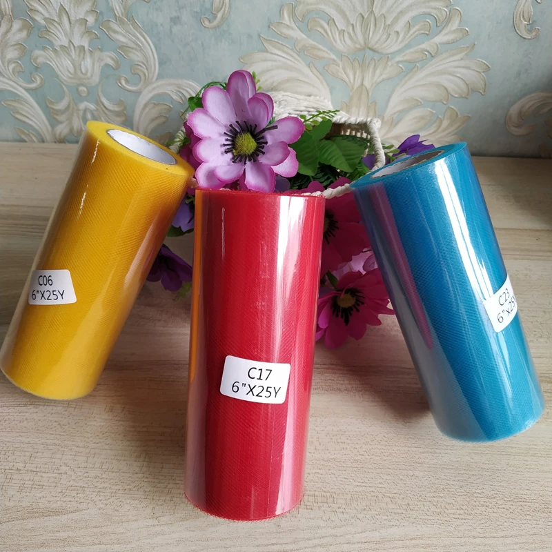 Тюль в рулоне для юбки пачки 15 см 25 ярдов|Украшения своими руками вечеринки| |