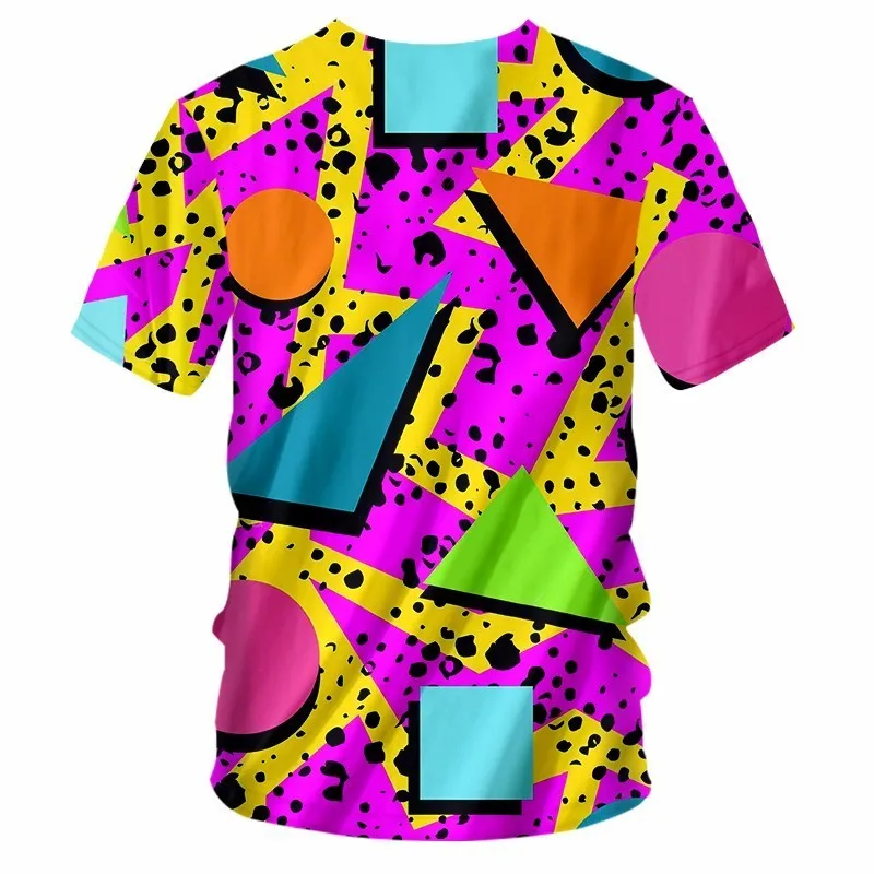 OGKB футболка с v образным вырезом для мужчин/женщин Забавный принт цветная