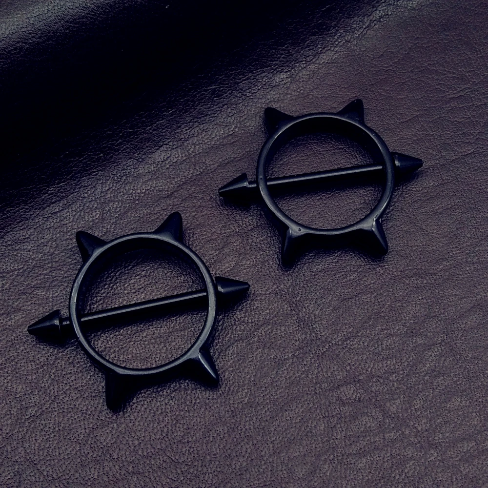 Бесплатная доставка комплект одежды из 2 предметов Черный Серебряный пирсинг