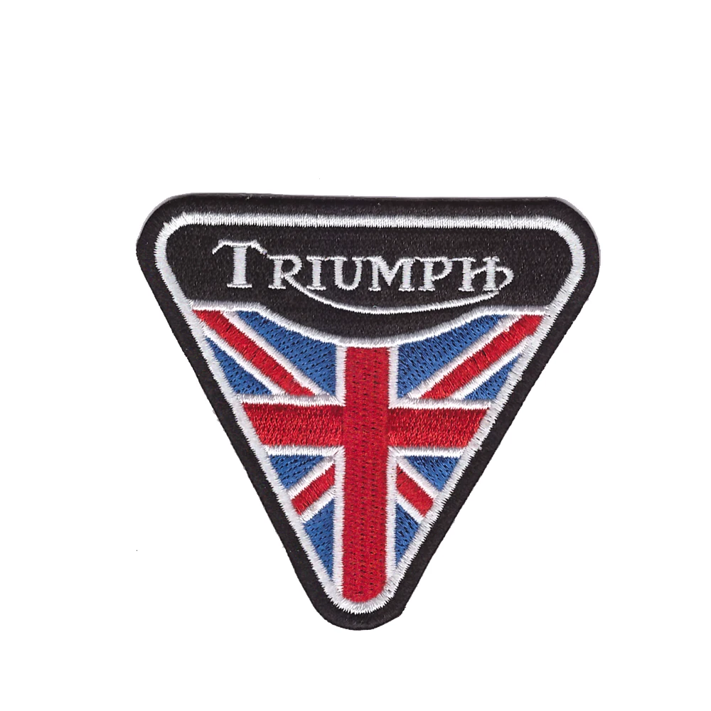 New products on the shelves Triumph British Vintage Motorcycle Biker Shirt Jacket Cap Classic iron on patch