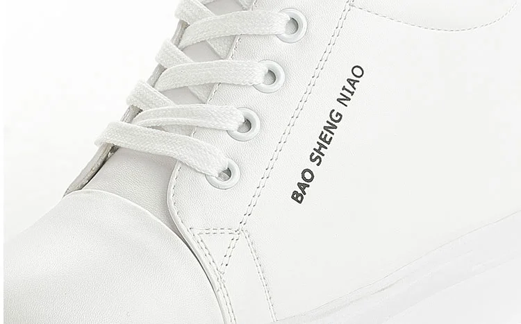 Women Shoes New Waterproof Wedges Woman Casual Shoes Platform Heels Female Leisure Black& White Women Sneakers