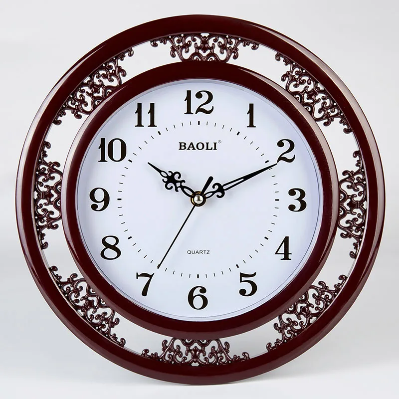 

12 дюймов, бесшумные настенные часы Polaroid в китайском стиле, современные кварцевые часы, карманные часы