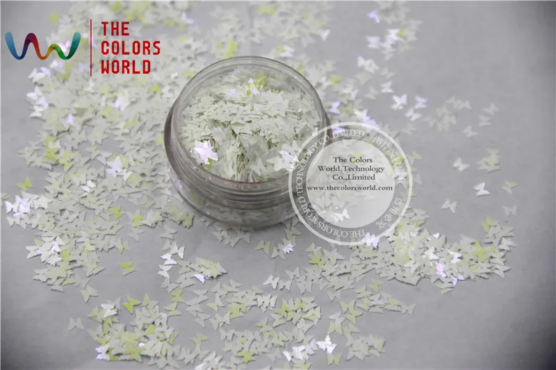 TCI14 перламутровые радужные белые цвета бабочка формирователь мм размер блеск для