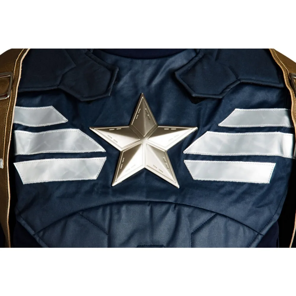 

Winter Soldier Steve Rogers Cosplay Costume For Adult Men Halloween Costumes