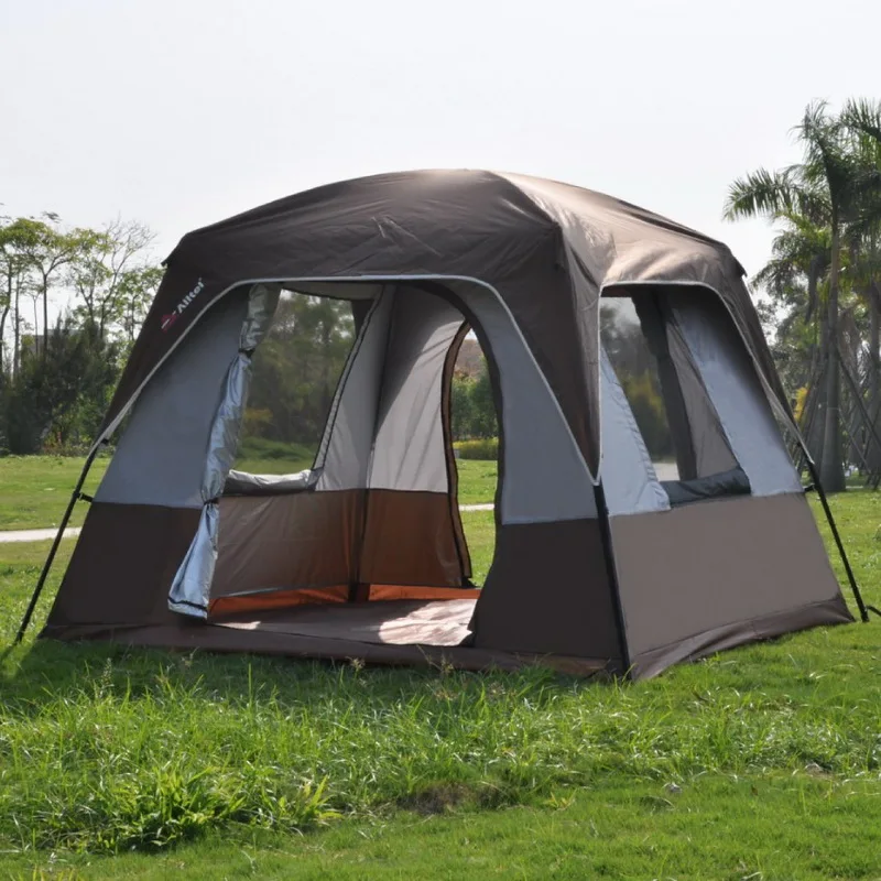 

New shade sunscreen 3-4-5 people wild camping supplies double more people double rain tents outdoor