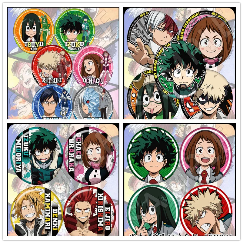 Броши значки Моя геройская Академия 5 шт./6 шт./комплект|Броши| |