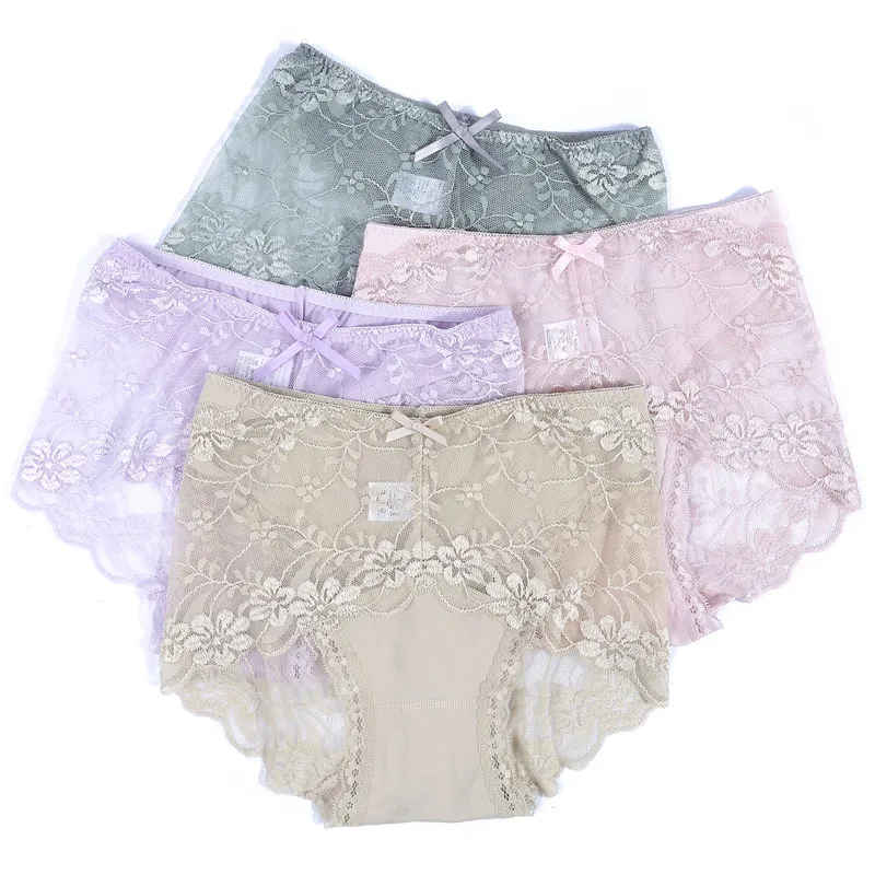 

2019 New Arrival Women's Underwear Plus Size Briefs Cotton Woman Panties Sexy Ladies Intimates Lingerie Female Underwear