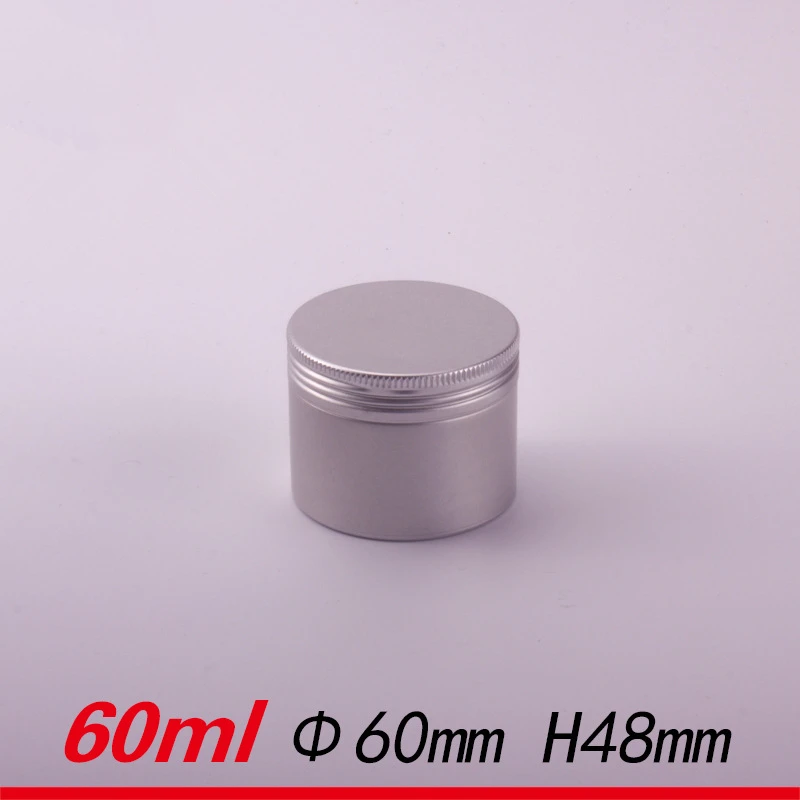 50 шт. 60 мл Оловянная алюминиевая банка г жестяная для свечей 60*48 мм Чай Кофе пустая