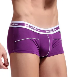 Мужские трусы боксеры из бамбукового волокна 7 шт./лот сексуальное нижнее белье