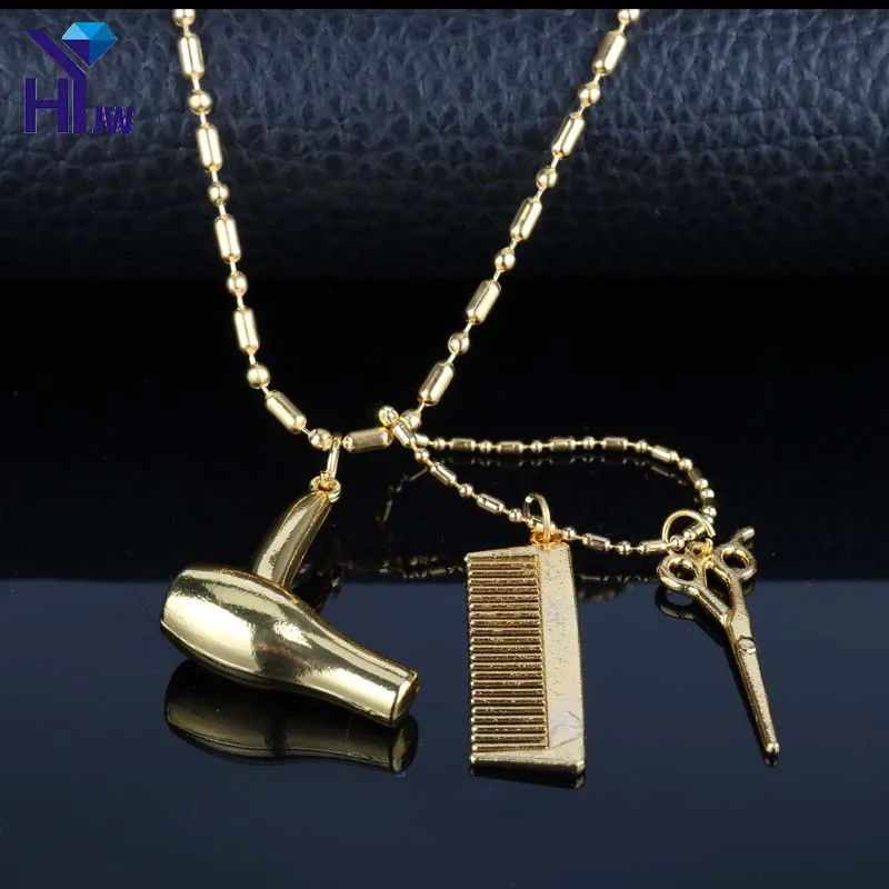 Ожерелье для парикмахера HEYu Cosmetology|silver necklace|necklace jewelrypendant necklace |