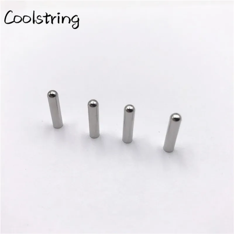 Coolstring, 4 шт./1 Набор, 3,0*12,7 мм, пулевые металлические наконечники, серебряные наконечники для обуви, сменные головки для обуви, аксессуары для одежды