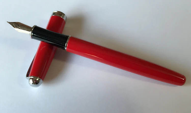 red colors 1 шт. авторучка художественная ручка каллиграфия ручка чернила металлическая ручка перо с широким основанием - Цвет: red colors