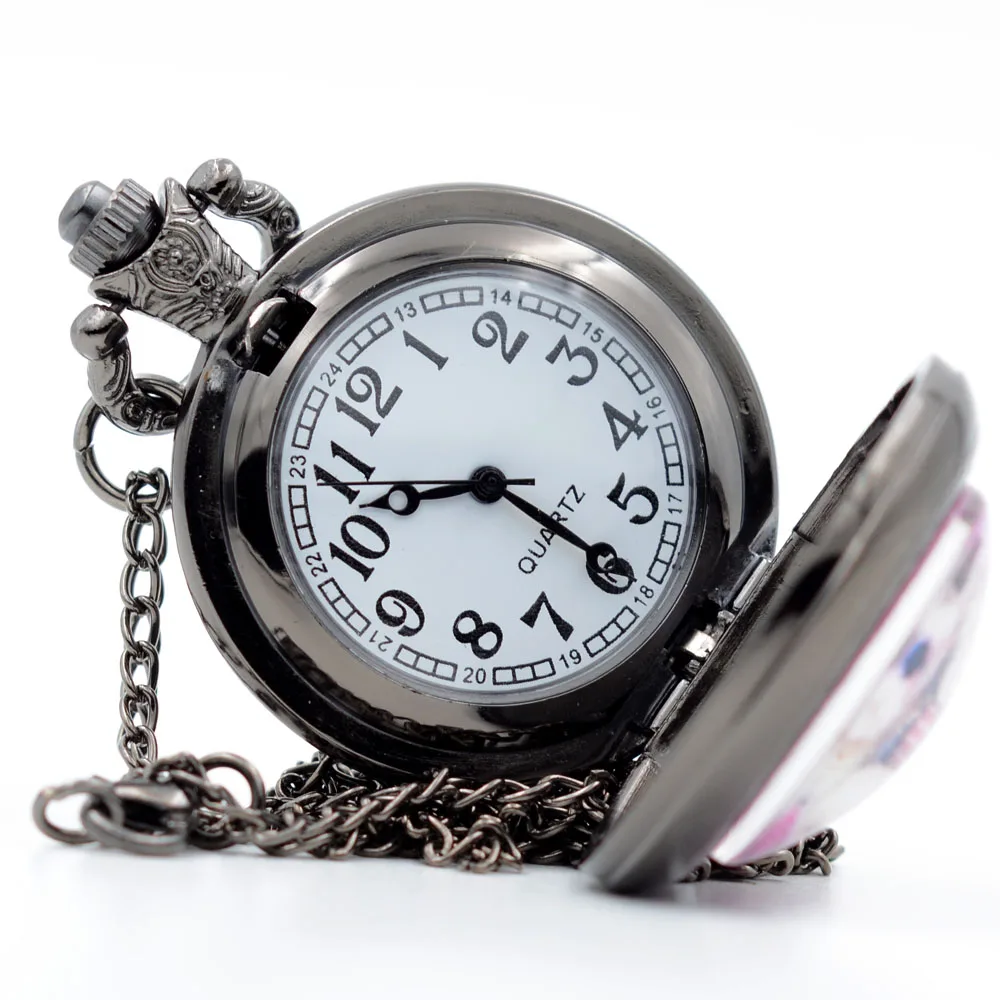 Часы наручные кварцевые с подвеской в виде собаки модные милые карманные