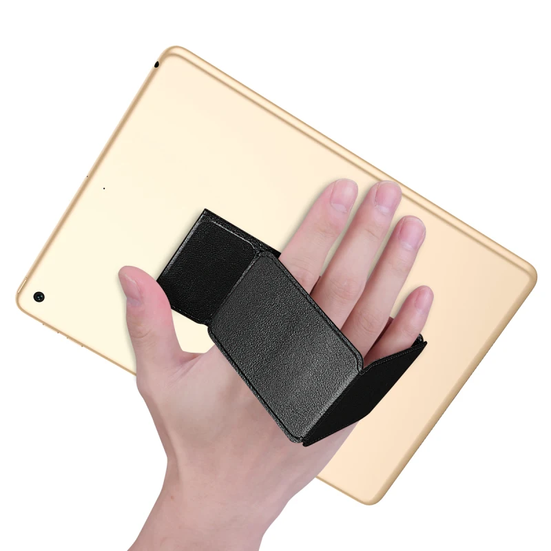 Подставка универсальная для планшета для iPad держатель Поддержка Портативный PU Kickstand сложенный ремешок для Android samsung Tab Grip настольная регулировка