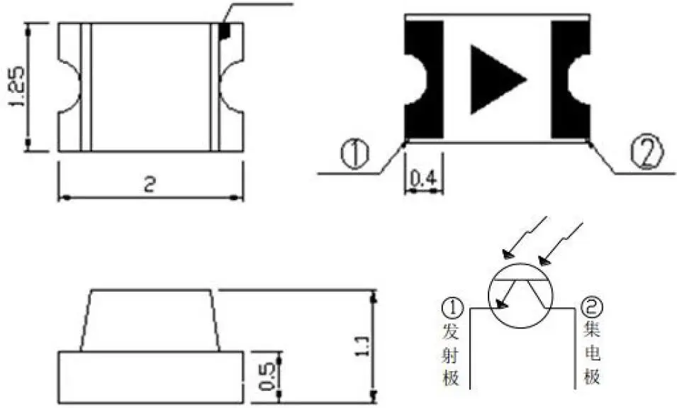 

50pcs/lot light dependent resistor LDR smd 0805 photoresistor