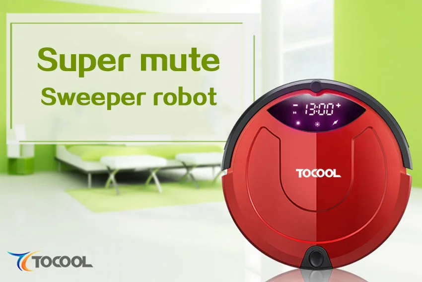 TOCOOL TC 650 супер тихий умный самозаряжающийся Роботизированный пылесос