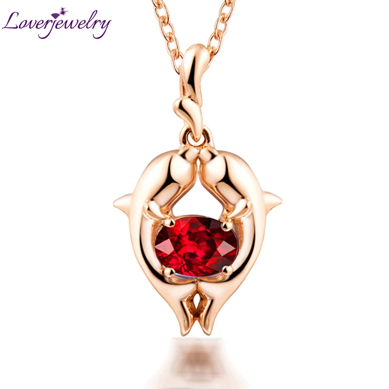 LOVERJEWELRY модные Кулоны из нержавеющей стали для женщин однотонные 18kt розовое