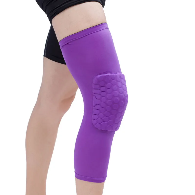 

Adult Kneepad Honeycomb Knee Brace Support Breathable Knee Wraps Protection Basketball Football Sports Safety Tapes SDFA88