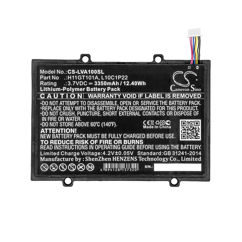 Аккумулятор Cameron Sino 3350mah Для LENOVO A1 07 Idepad 121500028 H11GT101A L10C1P22|Аккумуляторы для