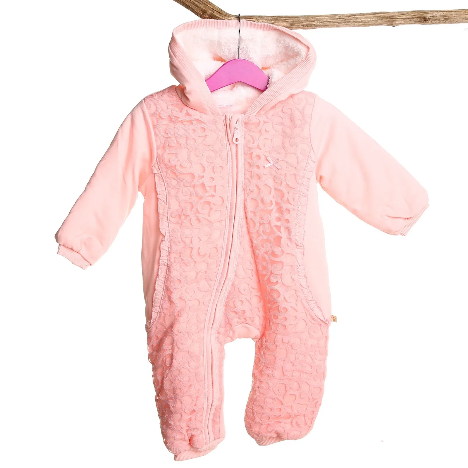 Ebebek For My Baby Luna/комбинезон с капюшоном мягкий хлопковый комбинезон на молнии