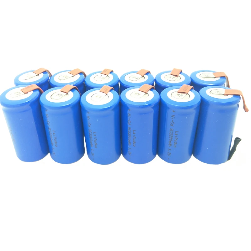 Аккумуляторная батарея SC аккумуляторная 1 2 В 2200 мАч NI CD 15 А питания для HITACHI Bosch Dewalt