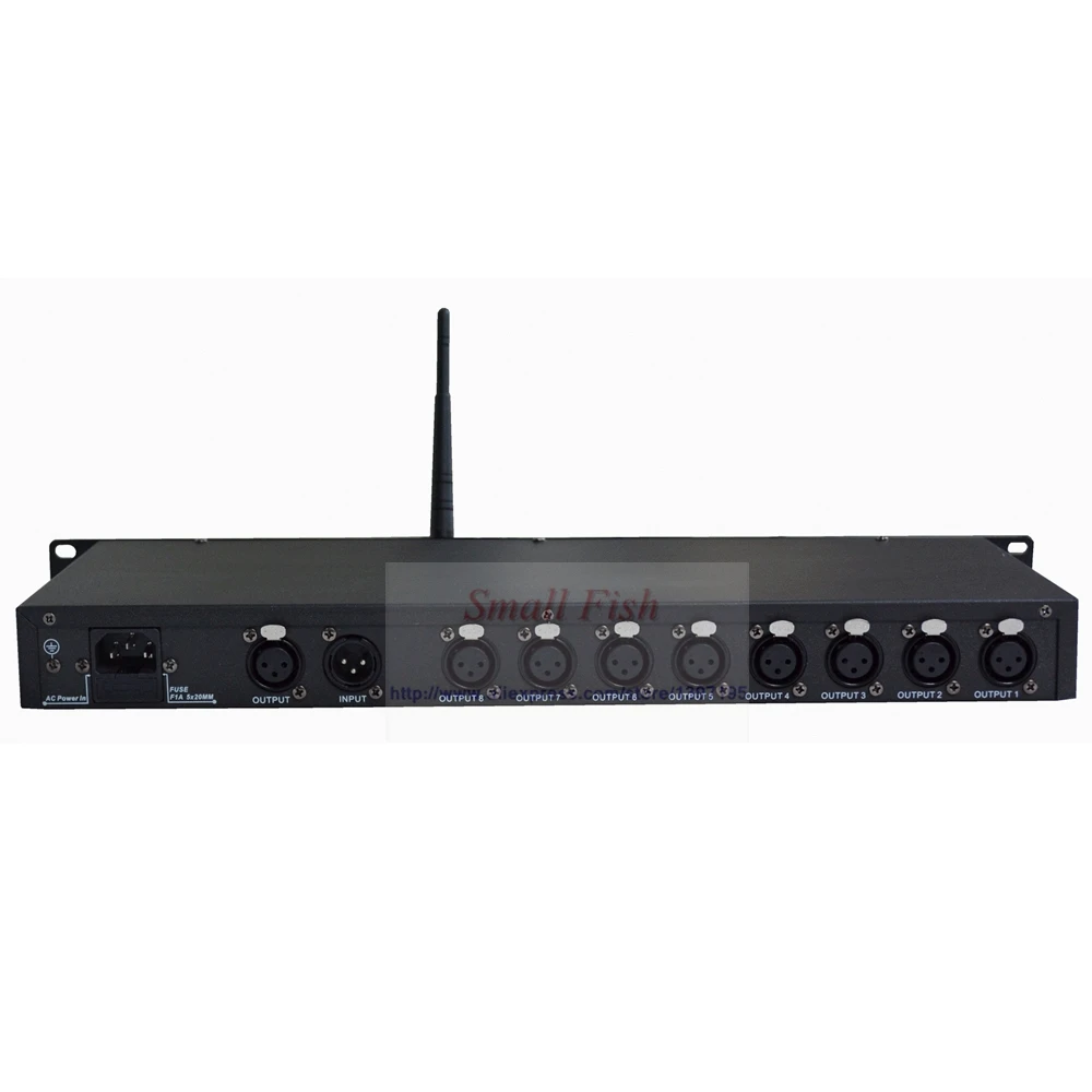 4 шт./лот DMX512 разделитель света усилителя сигнала 8way DMX Дистрибьютор для