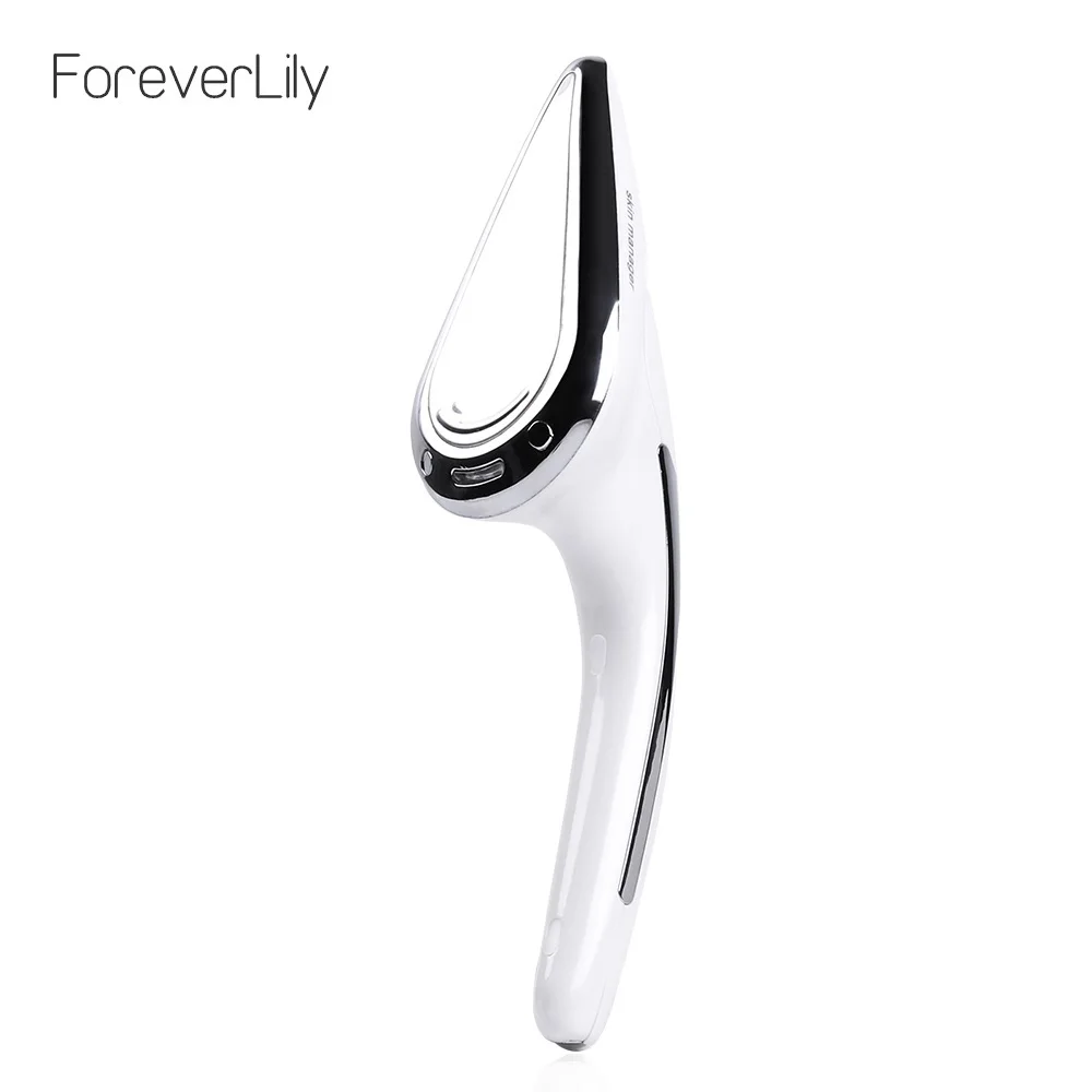 Foreverlily микротоковый Массажер для кожи лица шеи тела против морщин v образная
