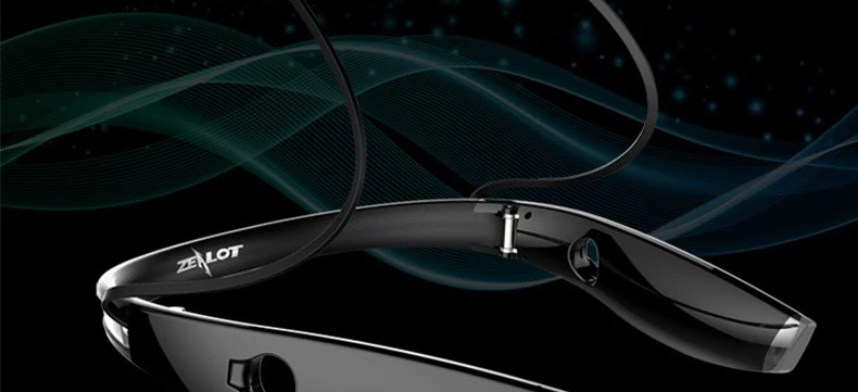 Оригинальная Спортивная bluetooth-гарнитура Zealot H1, стерео bluetooth-гарнитура 4,0, универсальные беспроводные наушники с микрофоном