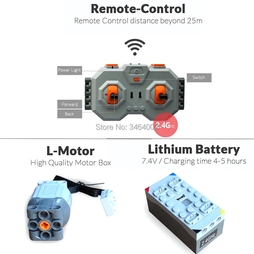606 шт DIY 2 в 1 RC строительные блоки трансформирующий робот литиевая батарея мотор