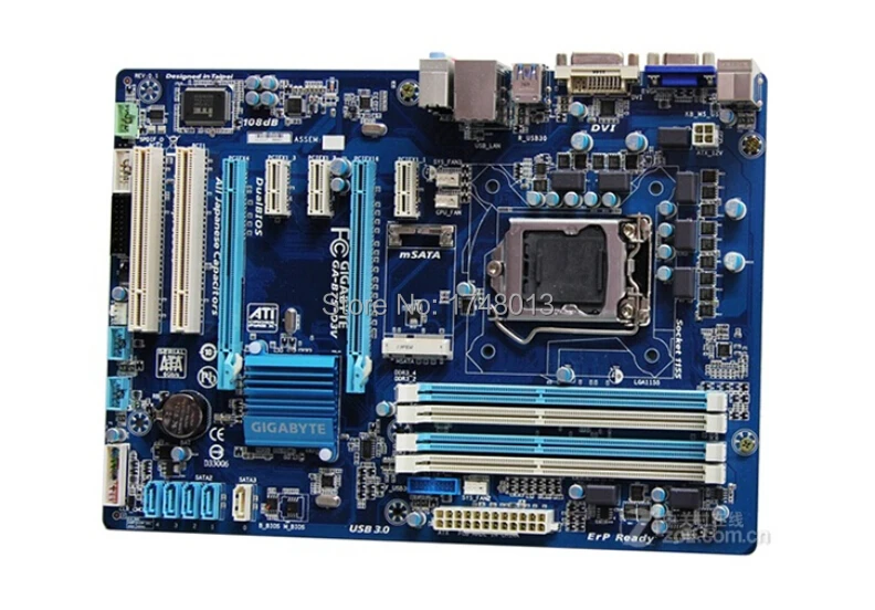 Оригинальная материнская плата для Gigabyte GA-B75-D3V платы LGA 1155 DDR3 B75-D3V материнская плата 32 Гб B75 настольная материнская плата