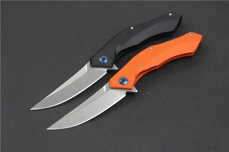 Новый тактический складной нож D2 Blade G10 ручка синяя луна открытый выживания