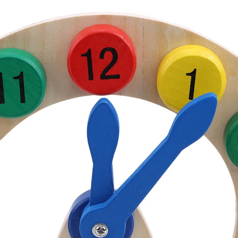 

Hand Made Wooden Clock Toys for Kids Learn Time Clock Educational Toys Develop intelligence Inteligencia en desarrollo