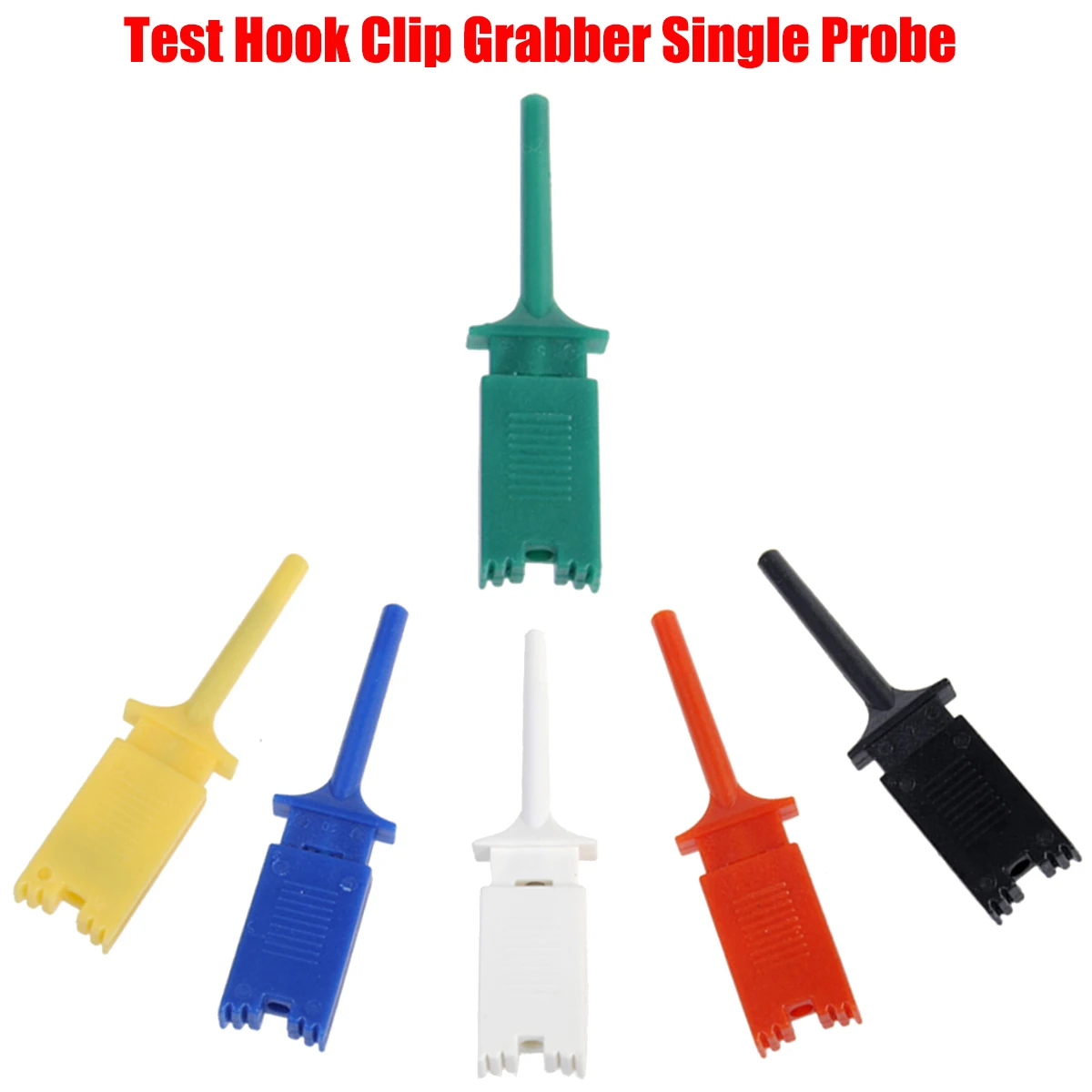 Мини Grabber SMD IC 6 цветов шт маленький Тест Крюк Зажим захватывающая одна Перемычка