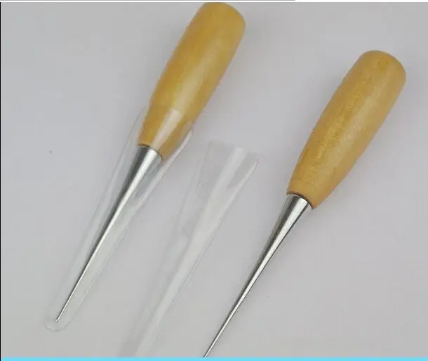 2 шт. высокое качество профессиональное кожаное шило инструменты с деревянной