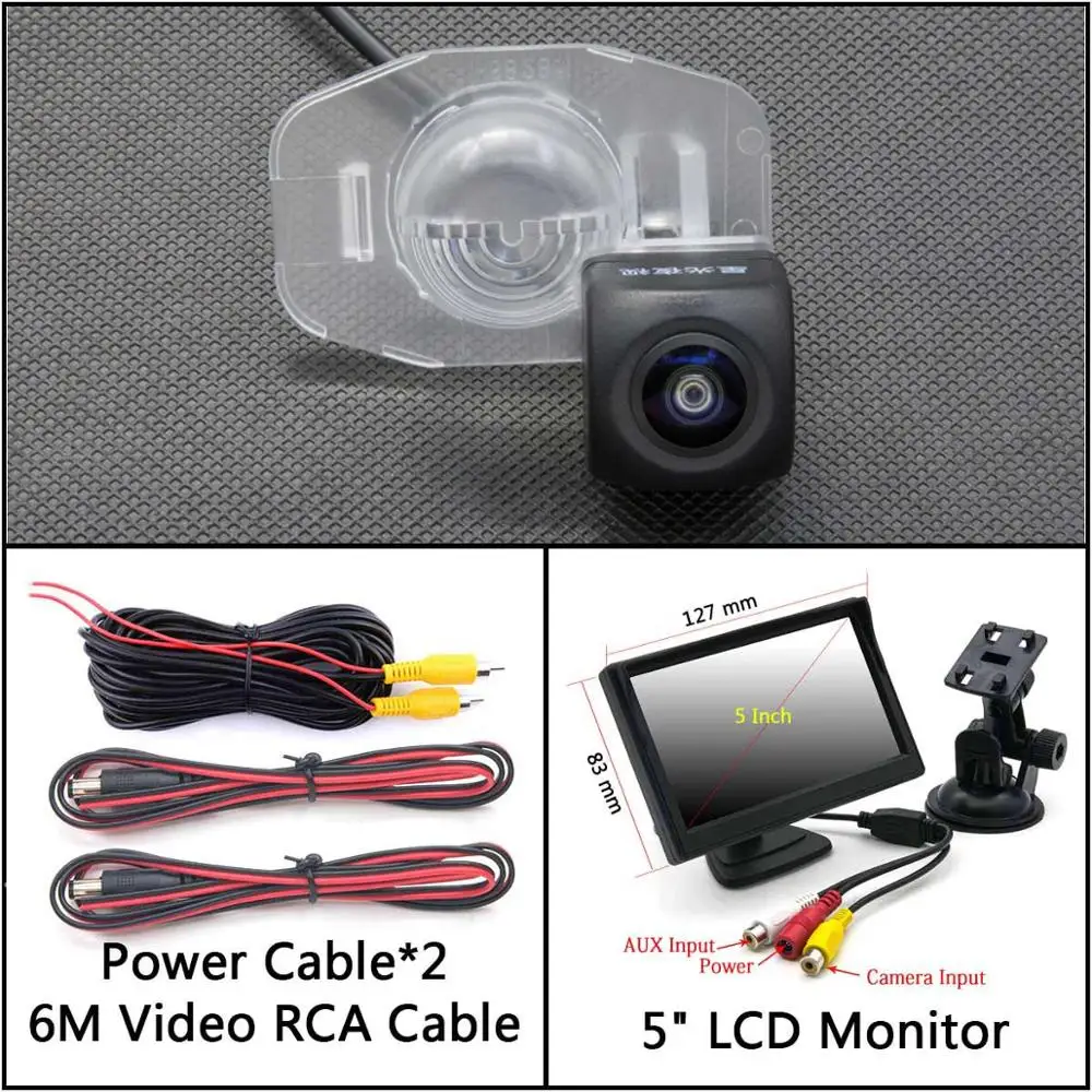Cam Add 5 inch LCD 175 градусов HD резервная камера заднего вида для Toyota Corolla Altis E150 2010~ 2013 Alphard/Vellfire MK2 ANH20 2008~ Автомобиль - Название цвета: Cam Add 5 inch LCD