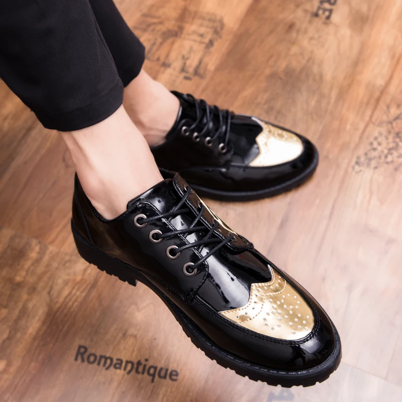 UEXIA Мужские модельные туфли официальная Бизнес работы из мягкой кожи ручной