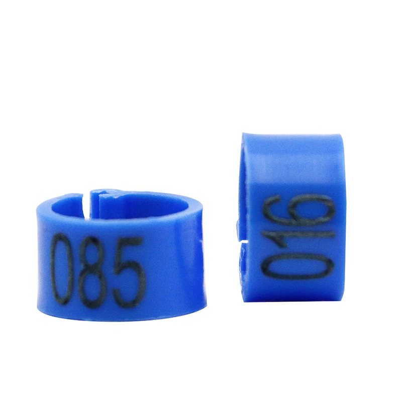 2 Set Of 1-100 Numbered 10mm Poultry Bird Pigeon Duck Chicken Clip Leg Color Foot Rings Pet Management Logo Identification Tool
