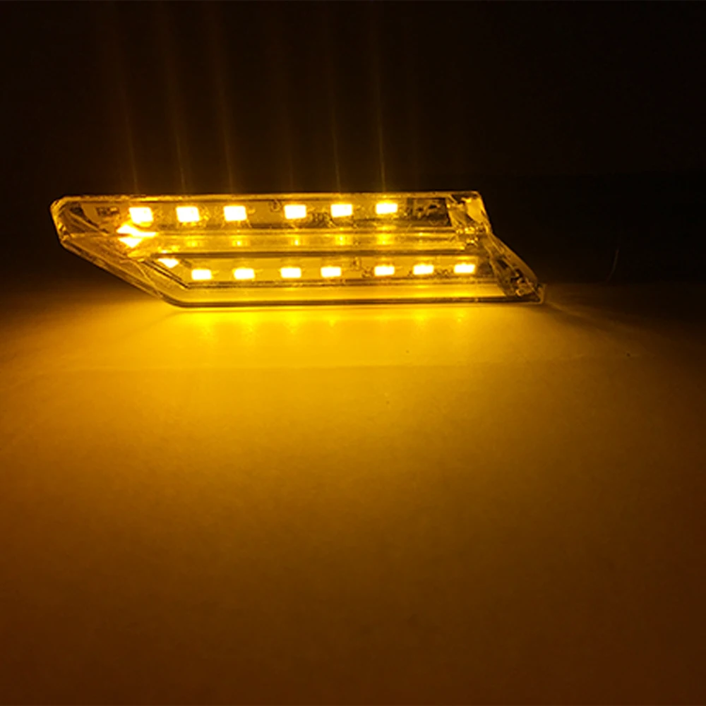 2X мигалка для мотоцикла светильник s Moto 15 LED указатели поворота желтая лампа