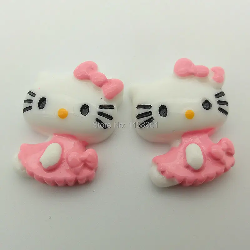 1 шт./лот смолы с плоской задней частью моделирование kawaii светло розовая юбка