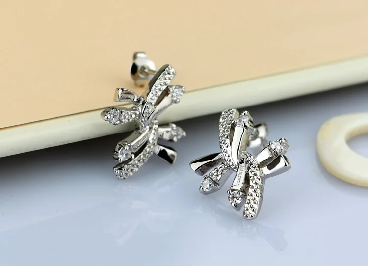 Женские серьги гвоздики из серебра 925 пробы в простом стиле|silver ear studs|ear studssolid silver