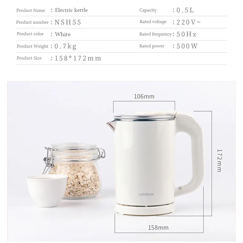 220 В Многофункциональный портативный Электрический мини чайник дорожный из