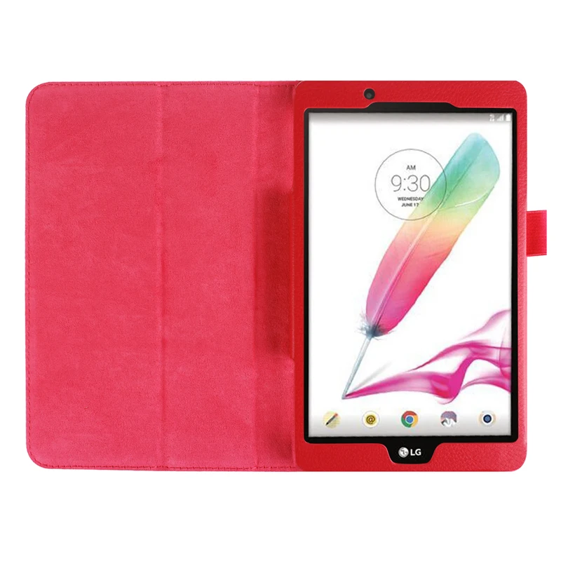 Чехол для планшета LG G Pad F 8 0 дюйма V495 V496 из искусственной кожи с откидной крышкой и