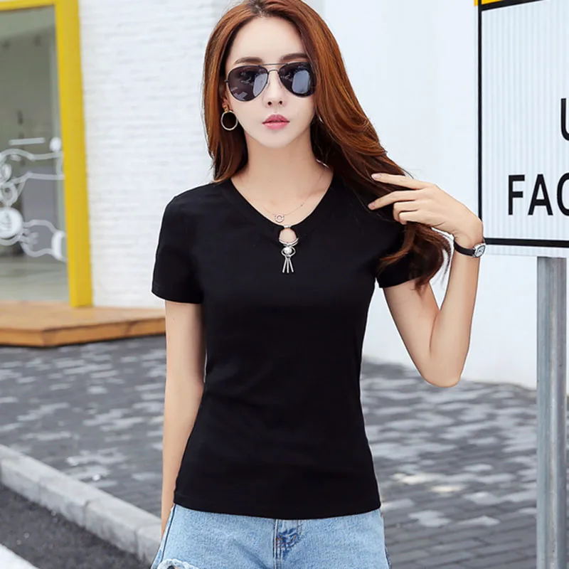 BOBOKATEER женская футболка с коротким рукавом 2020 лето хлопок camisetas mujer тонкая haut femme