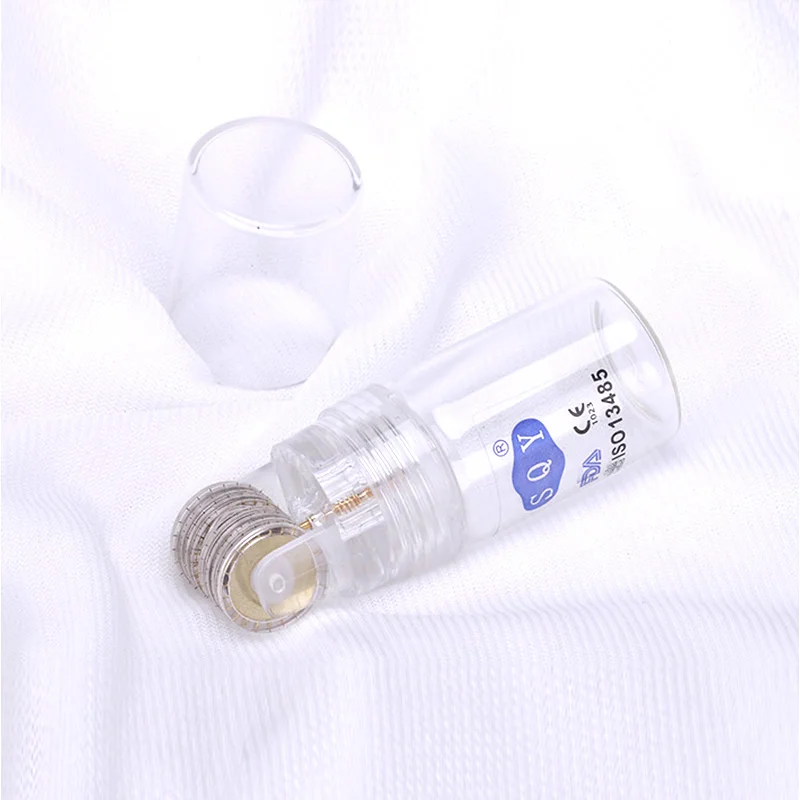 1 pc Derma Roller Автоматический ролик дермы для лица-Модернизированный косметический инструмент для угрей, шрамов, старения кожи, 192 титановая микроигла - Цвет: 1 pc Derma Roller