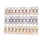 10 шт., высокое качество, мини-брелок с поворотной пряжкой, металлический карабин для ключей от омаров, детали и аксессуары для сумки