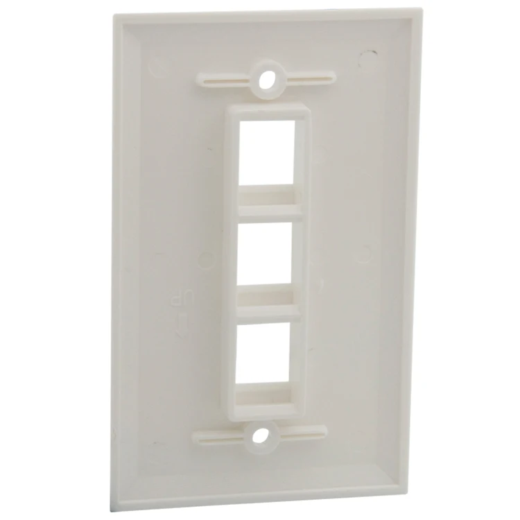 Настенная пластина с тремя портами 114X70 мм|wall plate|keystone wall platekeystone |