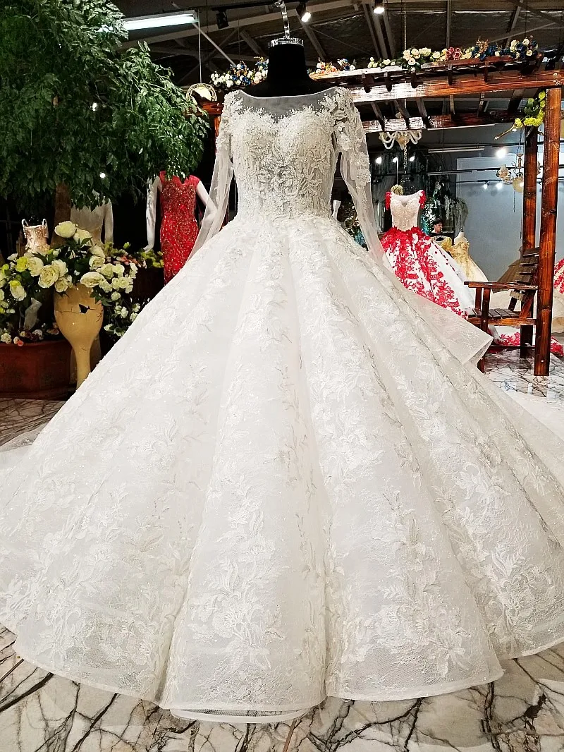 Свадебные платья с длинным рукавом накидкой Пышная юбка свадебное кружевное