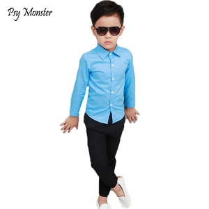 Детская рубашка для мальчиков, белые рубашки с длинным рукавом для свадьбы, брендовые хлопковечерние рубашки Gentleboys для дня рождения, праздвечерние чные блузки для мальчиков