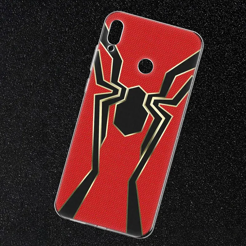 Популярный Мягкий силиконовый чехол для телефона Marvel Человек-паук для huawei Honor 20 20i 10 9 8 Lite 8X 8C 8A 8S 7S 7A Pro View 20 Модный чехол